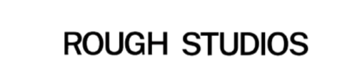 Text 'ROUGH STUDIOS' in black on a white background